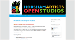 Desktop Screenshot of horshamartistsopenstudios.co.uk