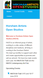 Mobile Screenshot of horshamartistsopenstudios.co.uk